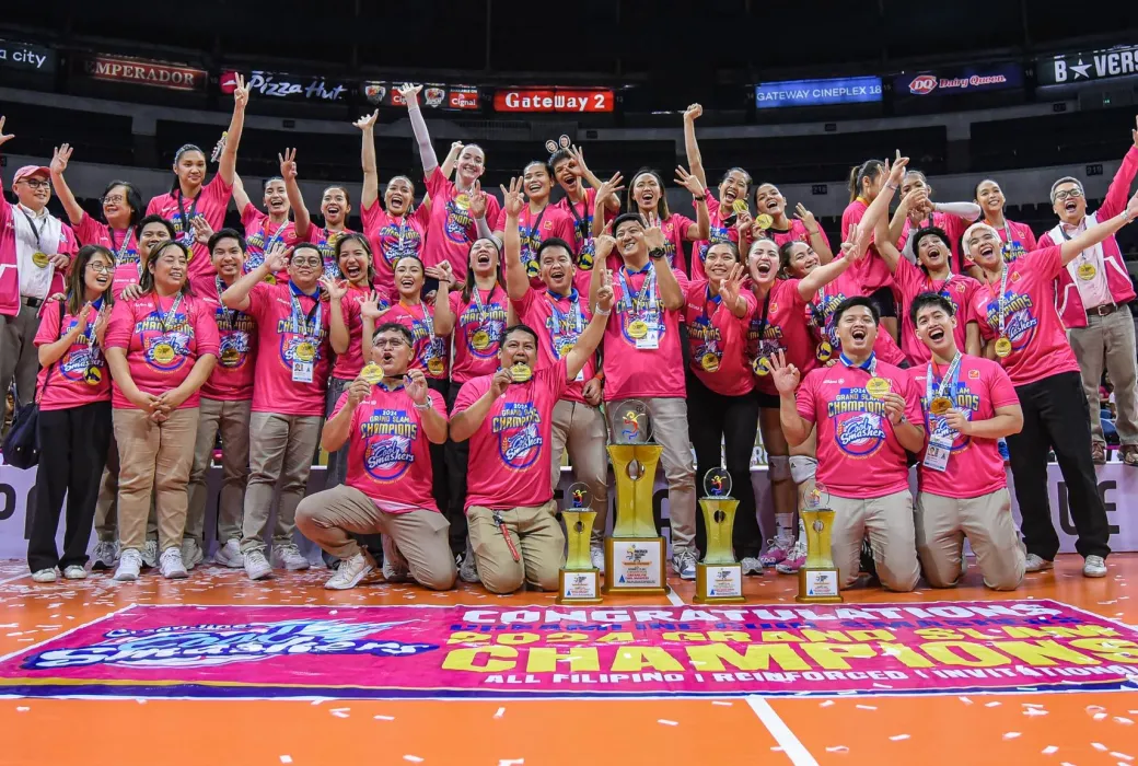 The Creamline Cool Smashers extended their record as champions after bagging their 10th overall title and became the first Premier Volleyball League (PVL) team to win three conferences in one season. 