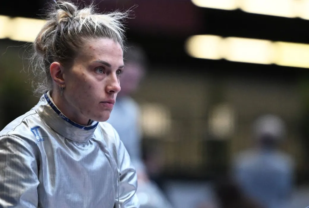 Ukrainian fencer Olga Kharlan won the country’s first medal at the 2024 Paris Olympics in the women’s individual saber event at the Grand Palais on Monday, July 29.