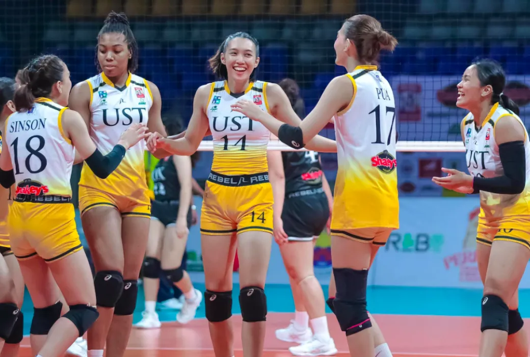 UAAP Season 86 volleyball runner-up University of Santo Tomas avoided an early exit after triumphing over debuting Team SOCCSKSARGEN in Pool B of the Shakey’s Super League (SSL) National Invitationals at the Ninoy Aquino Stadium on Thursday, July 11.