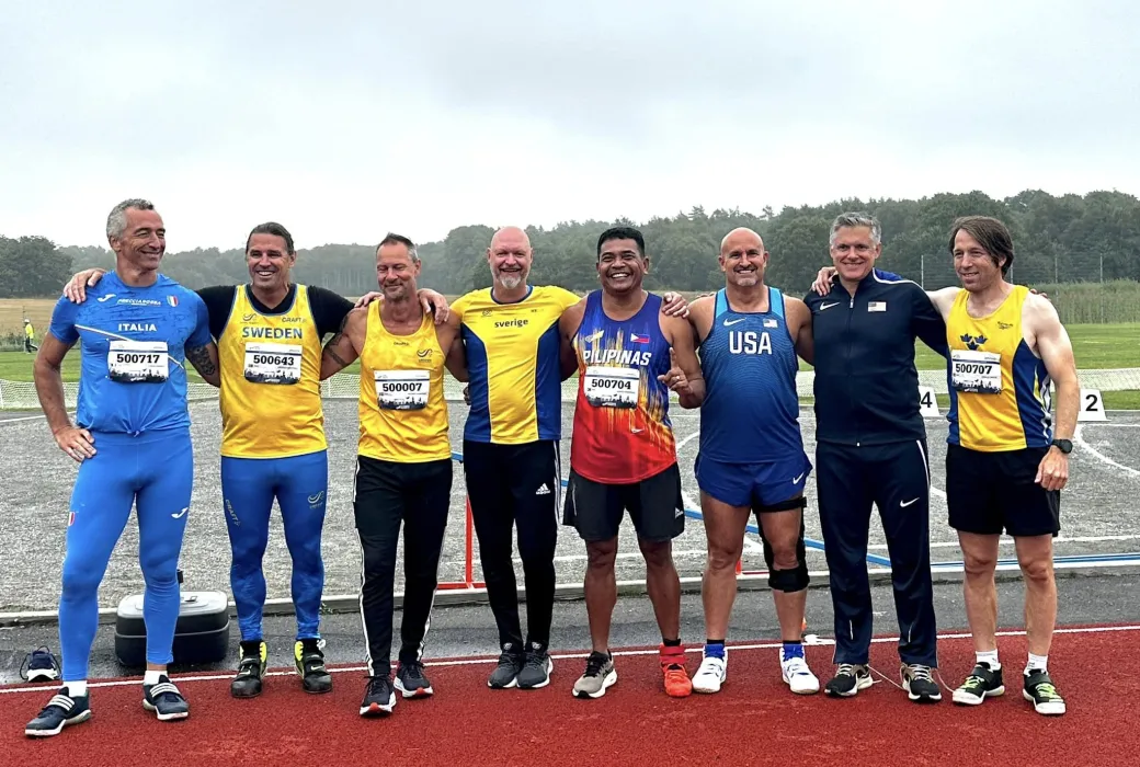 Danilo Fresnido won a silver medal in the Men’s 50+ Javelin Throw event at the 2024 World Masters Athletics Championship in Gothenburg, Sweden.