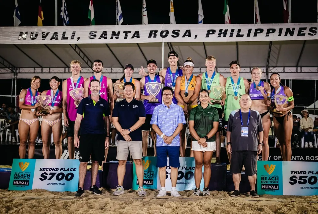 Winners of the Nuvali Beach Pro Tour