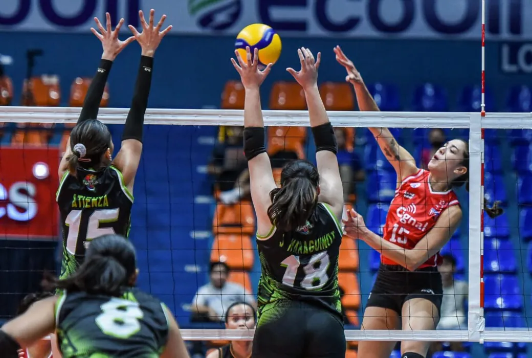 Cignal will head into the Premier League Volleyball (PVL) Reinforced Conference quarterfinals after outplaying Nxled on Tuesday, August 20, at the FilOil EcoOil Centre in San Juan City.