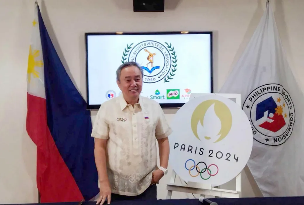 The country’s top sports official graced the Forum of the Philippine Sportswriters Association (PSA) on Tuesday, July 16, prior to the kickoff of the Paris Olympics.