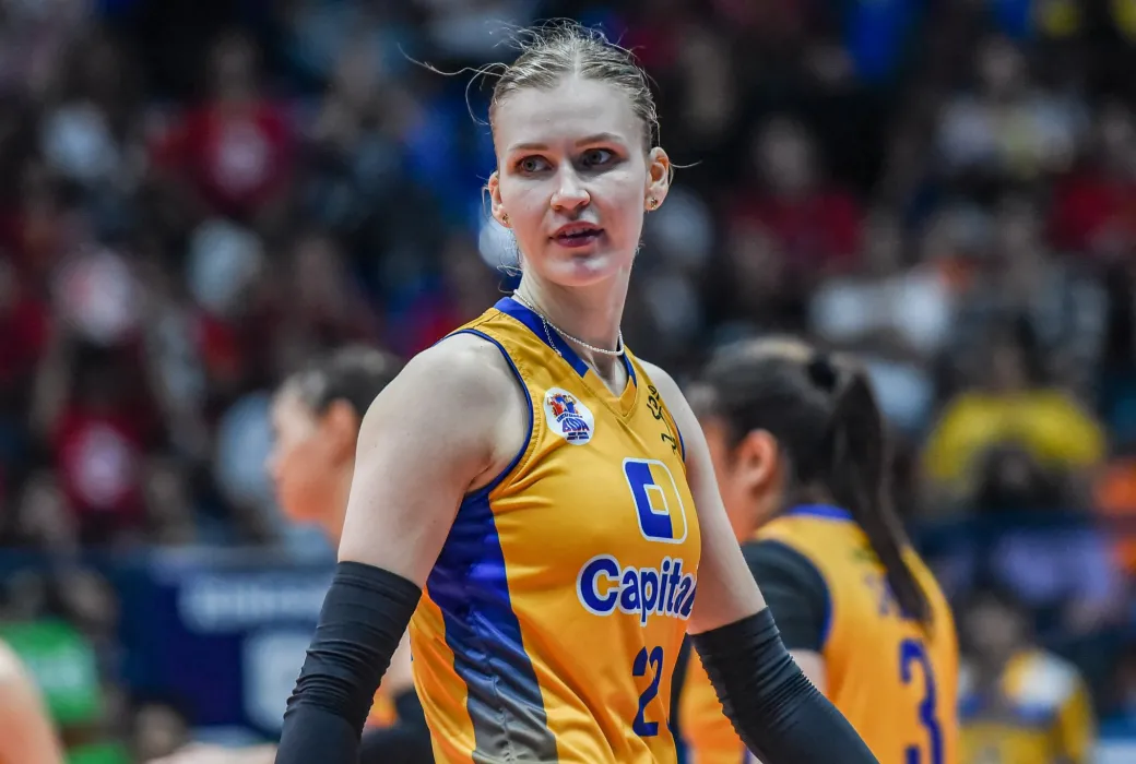 Capital1 reinforcement Marina Tushova claimed her third Player of the Week award in the Premier Volleyball League (PVL), propelled by her record 50 points on Saturday, August 24.