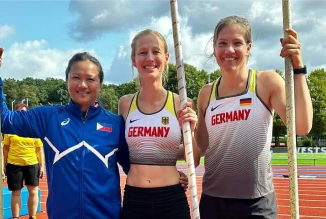 Filipina pole vaulter Riezel Buenaventura claimed a silver medal in women’s pole vault (35-39) of the World Masters Athletics Championships in Gothenburg, Sweden.