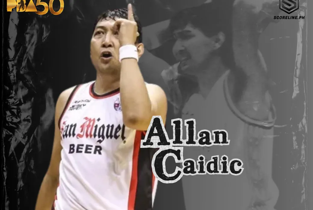 Allan "The Triggerman" Caidic is one of the PBA 50 Greatest Players.