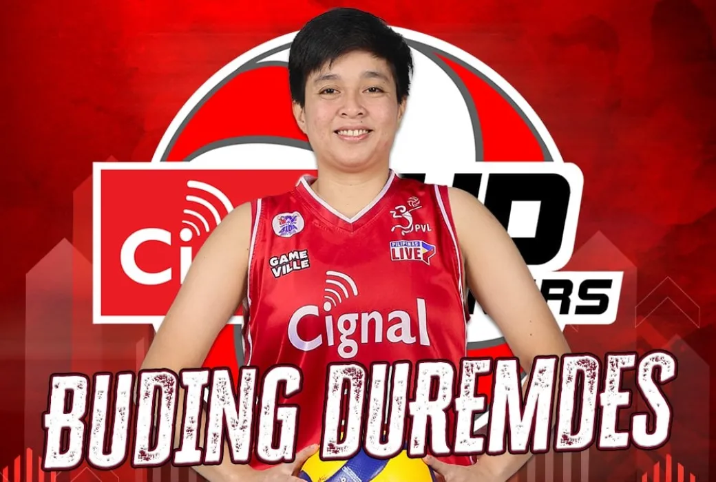 Buding Duremdes is set to don a new shade of red with Cignal for the 2024-25 Premier Volleyball League (PVL) All-Filipino Conference.