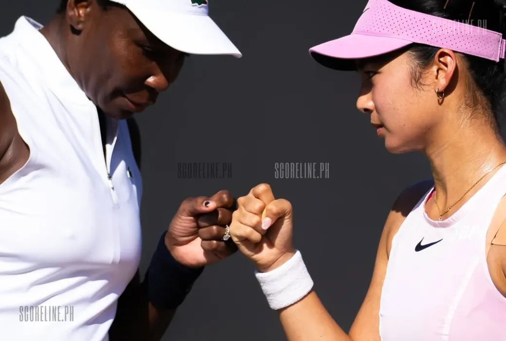 Alex Eala and Venus Williams