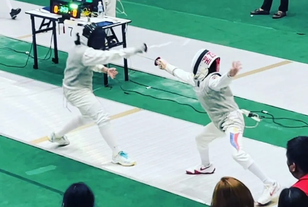 University of the East high school fencers nabbed three golds for the Philippines in the Thailand Fencing Festival Minime and Veterans Championships 2024 held over the weekend at Diamond Hall in Zeer Rangsit, Thailand.