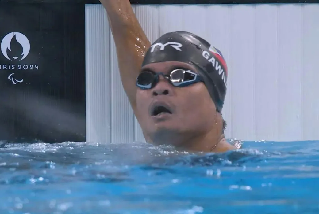 Para swimmer Ernie Gawilan posted his third-fastest time in the heats to advance in the final of the men’s 400-meter freestyle S7 in the 17th Paralympic Games.