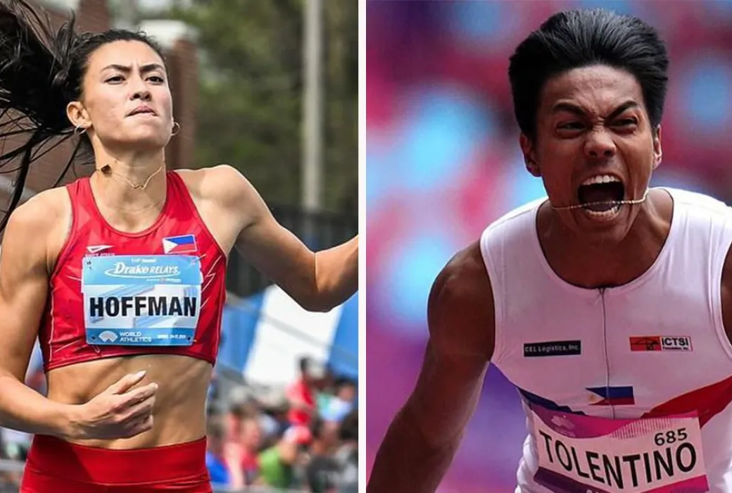 Filipino hurdlers John Cabang Tolentino and Lauren Hoffman were unable to book an outright semifinals ticket and were relegated to repechage following the result of their respective events in the 2024 Paris Olympics athletics competitions at the Stade De Paris on Sunday, August 4.