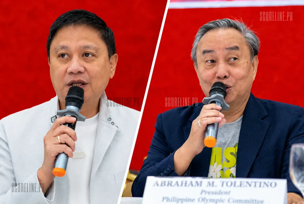 PSC Chair Patrick Gregorio & POC Pres. Abraham Tolentino