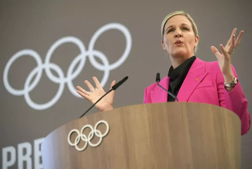 IOC president Kirsty Coventry