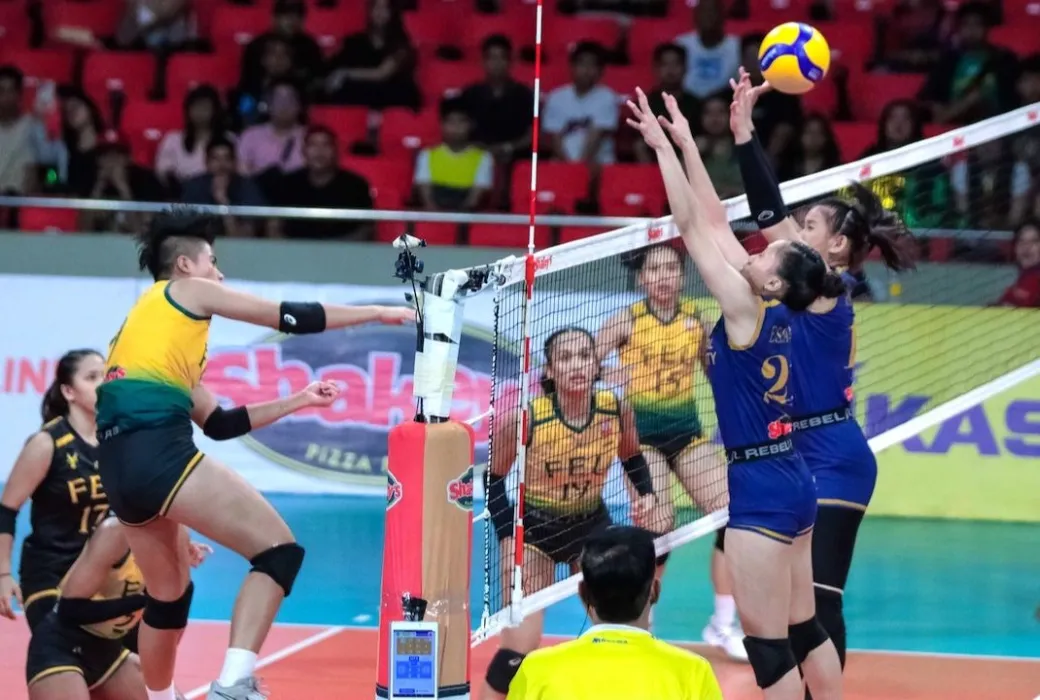 National University showcased its championship poised by fending off Far Eastern University in Game 1 of the 2024 Shakey’s Super League (SSL) National Invitationals best-of-three finals on Monday, July 15, at the Ninoy Aquino Stadium.