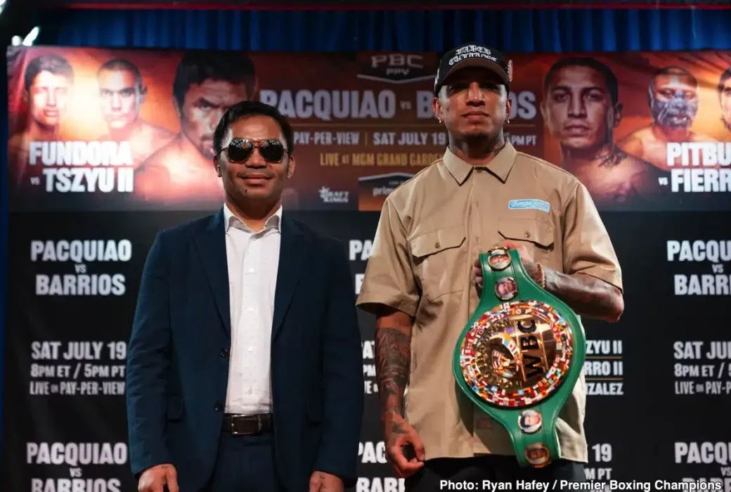 Manny Pacquiao & Mario Barrios