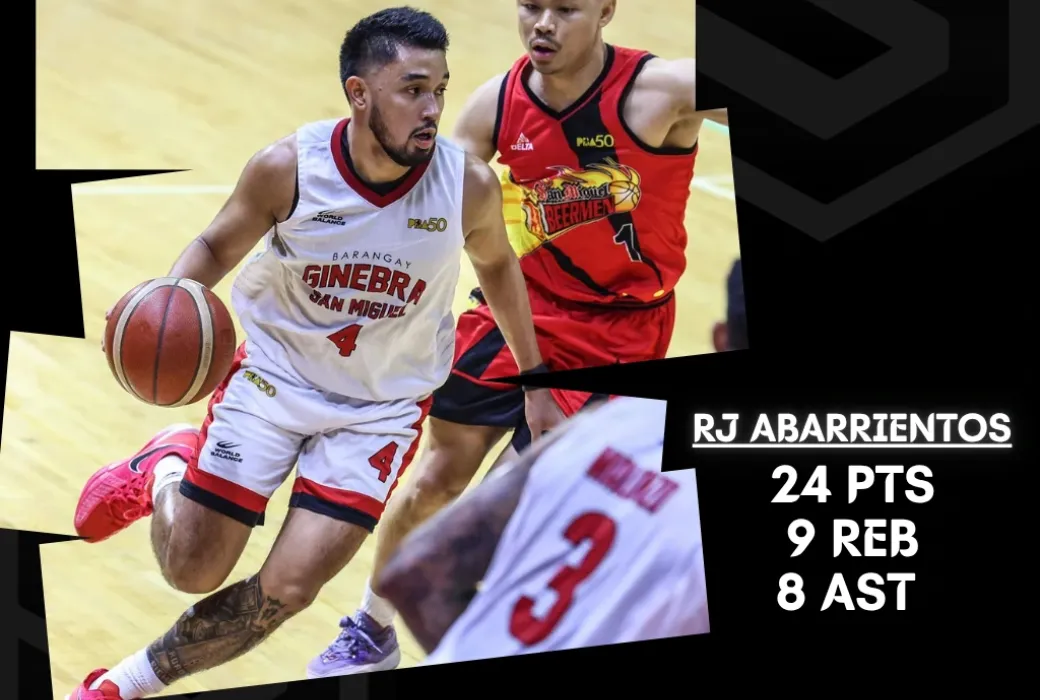 RJ Abarrientos flirted with triple-double in Game 3