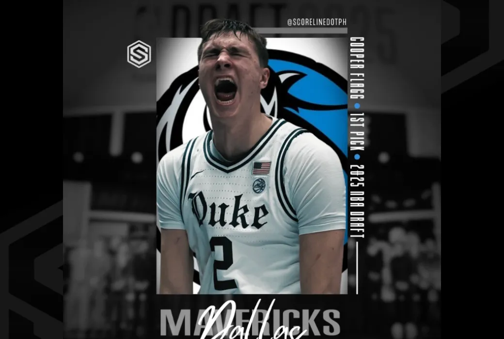 Cooper Flagg drafted by the Dallas Mavericks as the top pick overall.