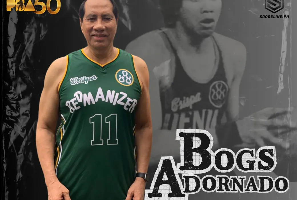 First ever PBA MVP William "Bogs" Adornado.