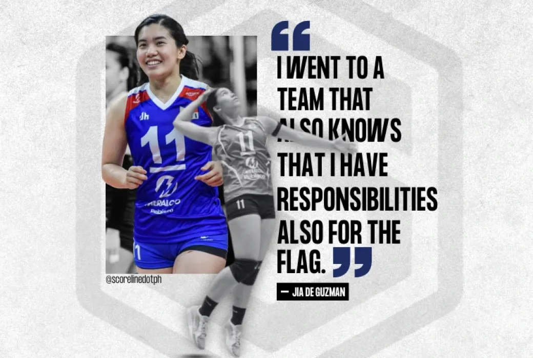Jia Morado-De Guzman of Alas Pilipinas/Creamline Cool Smashers.
