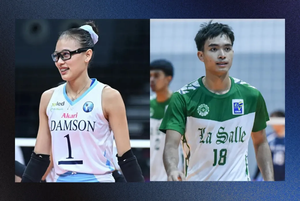Adamson's Shaina Nitura and La Salle's Chris Hernandez