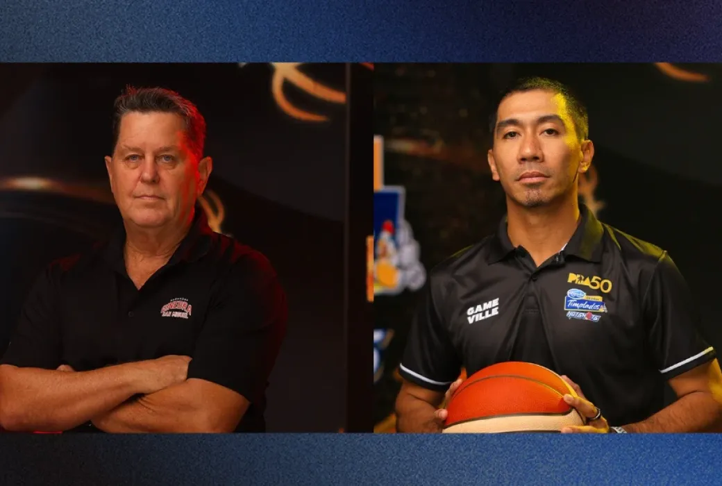 Coach Tim Cone, & Coach LA Tenorio