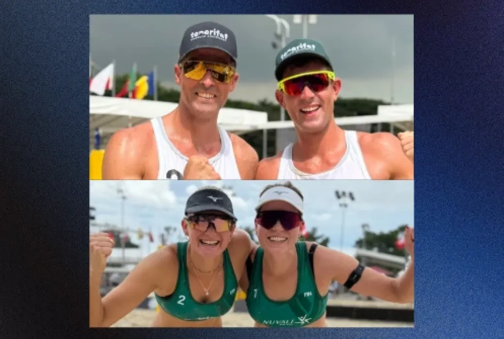 Spain & Finland's Beach Volleyball Team