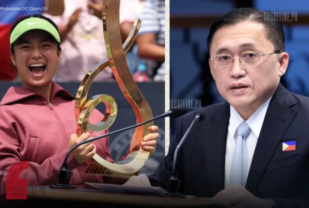 Alex Eala & Sen. Bong Go