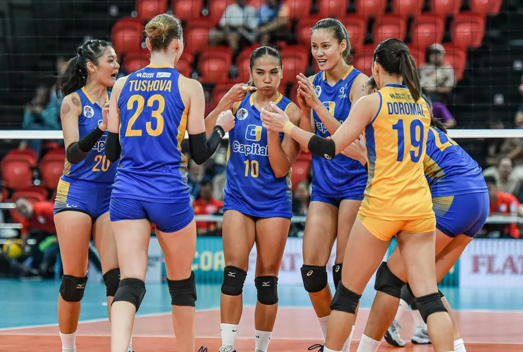 Capital1 sealed its spot in the top three of Pool B after overcoming ZUS Coffee in the 2024 Premier Volleyball League (PVL) Reinforced Conference at the PhilSports Arena in Pasig on Tuesday, August 6.