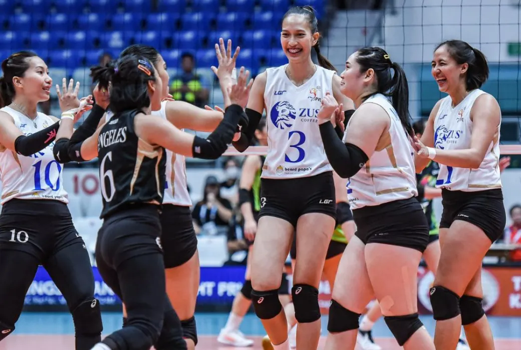 In a momentous turning point, ZUS Coffee claimed its first Premier Volleyball League (PVL) win after a four-set victory, 19-25, 25-23, 25-22, 25-15, over Nxled in the All-Filipino Conference on Tuesday, November 19, at the Ynares Center in Antipolo.